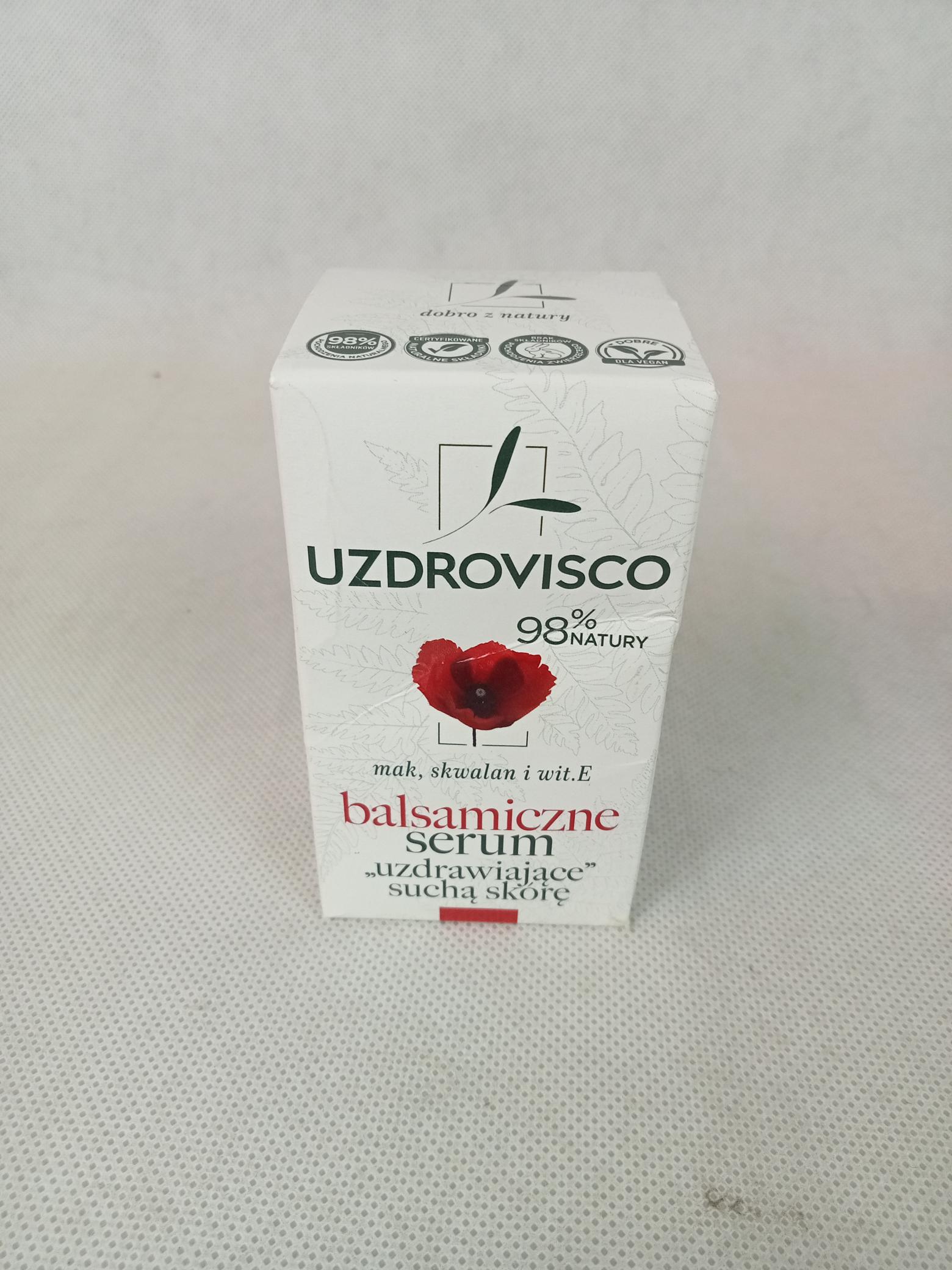 Uzdrovisco, Mak, Balsamiczne serum do twarzy,25 ml