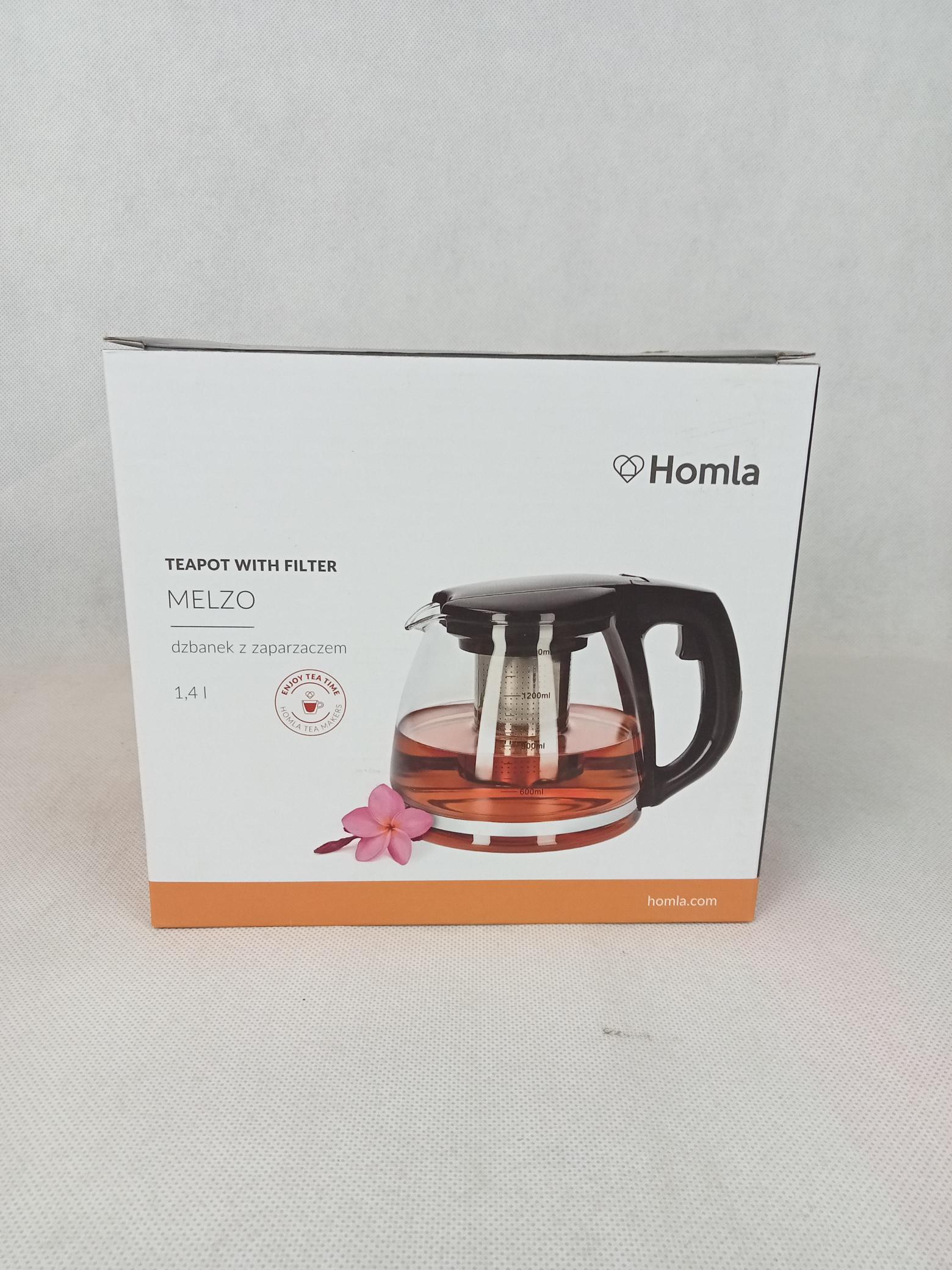 Dzbanek z zaparzaczem kawa MELZO 1,4 l HOMLA