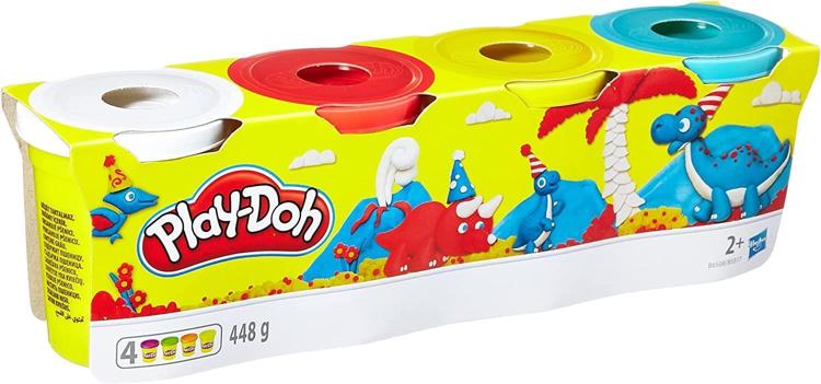 PLAY-DOH CIASTOLINA ZESTAW 4 TUBY KAŻDA 112 GRAM