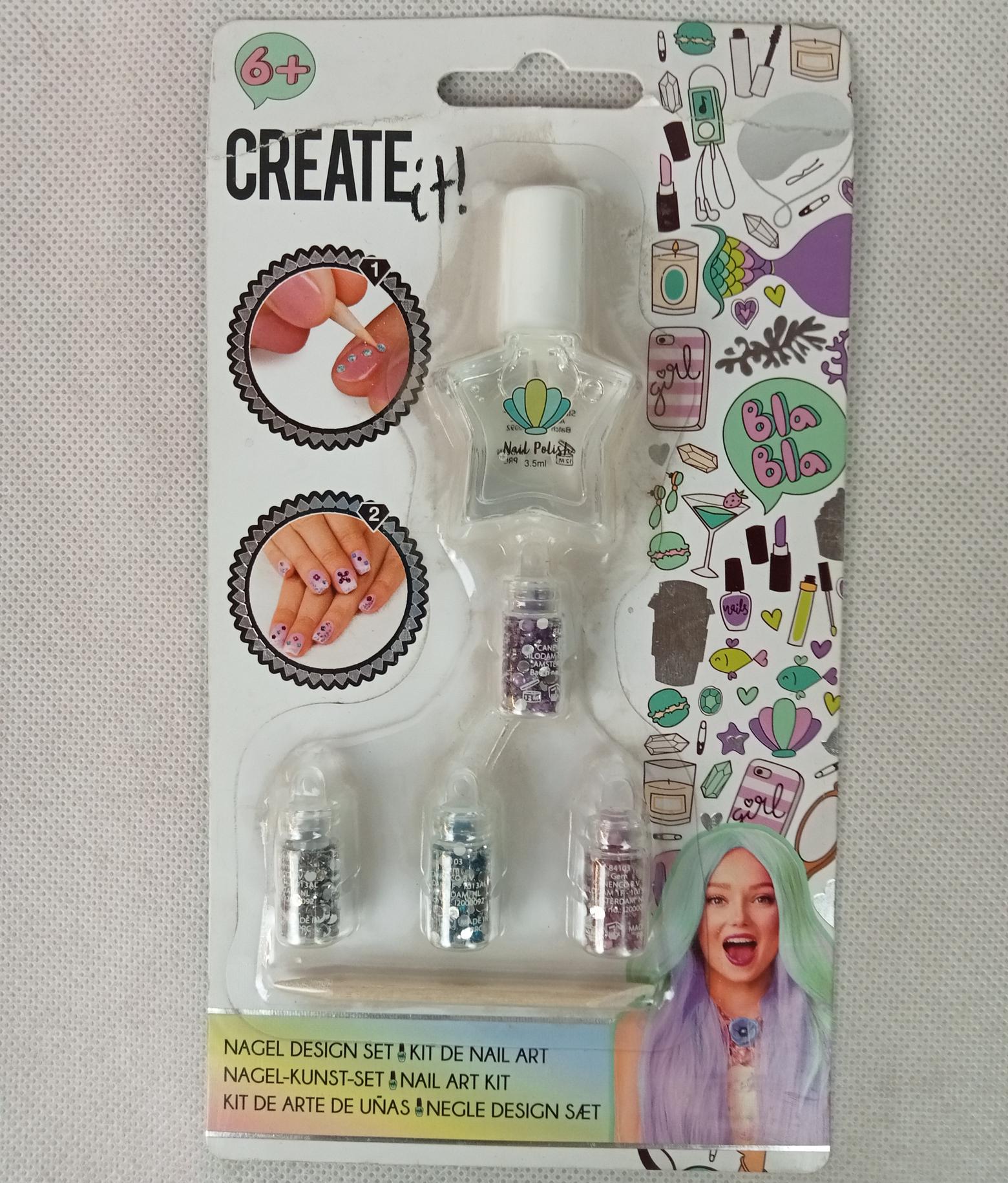 Create It!, zestaw kreatywny Lakier do paznokci